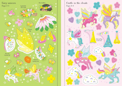 Little Sticker Dolly Dressing Reusable Sticker Book - Unicorns