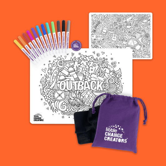 OUTBACK Re-FUN-able™ Colouring Set