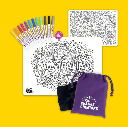 AUSTRALIA Re-FUN-able™ Colouring Set