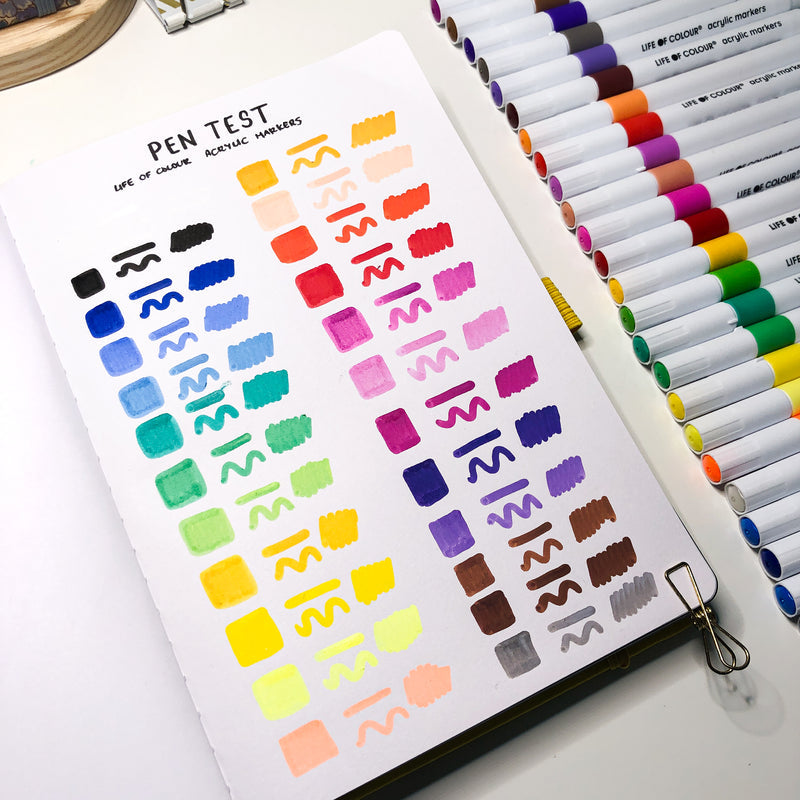 Acrylic Markers - Set of 24