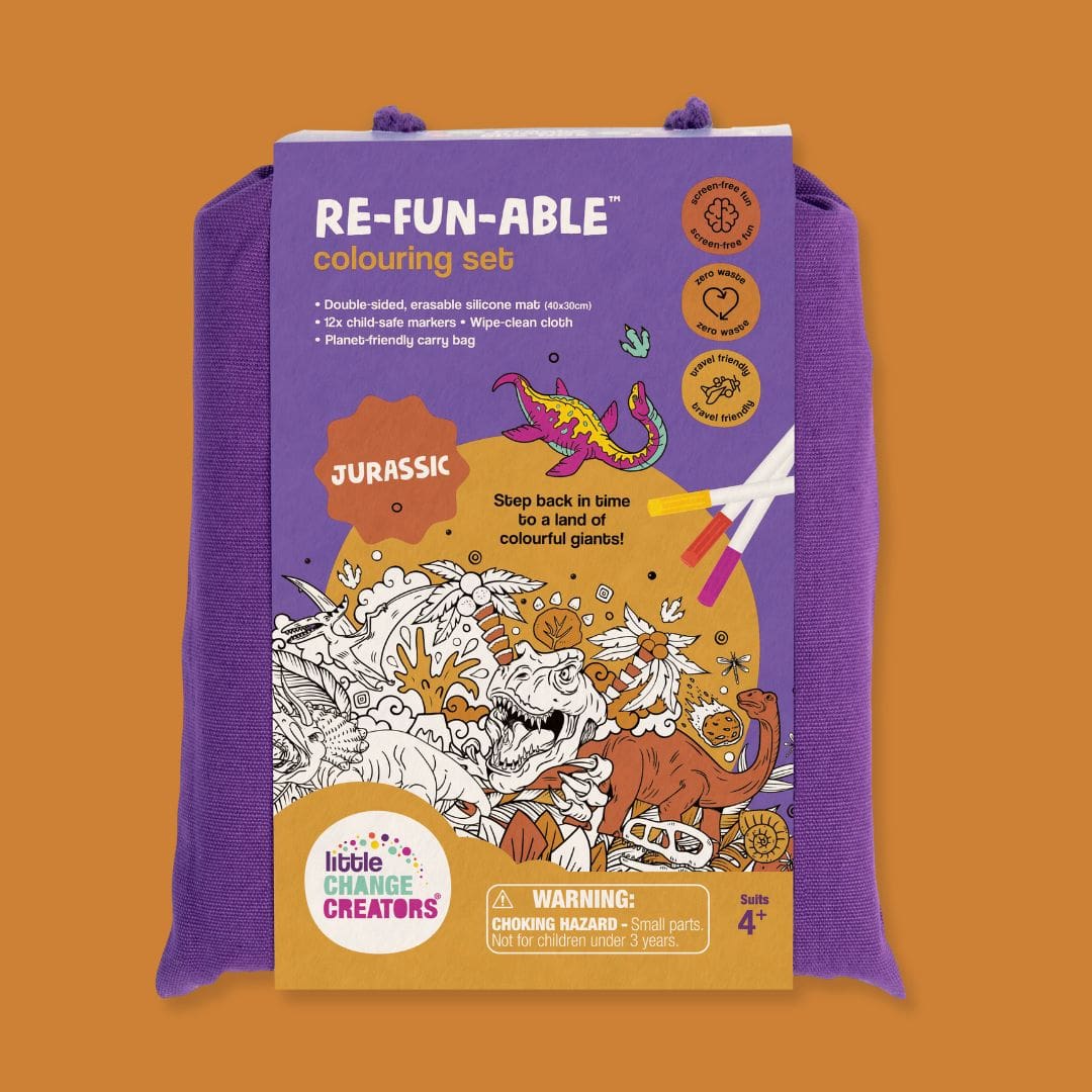 Jurassic Re-FUN-able™ Colouring Set