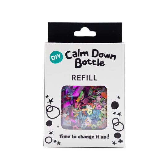 DIY Calm Down Bottle Refill - Rainbow