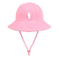 Ponytail Bucket Hat - Baby Pink